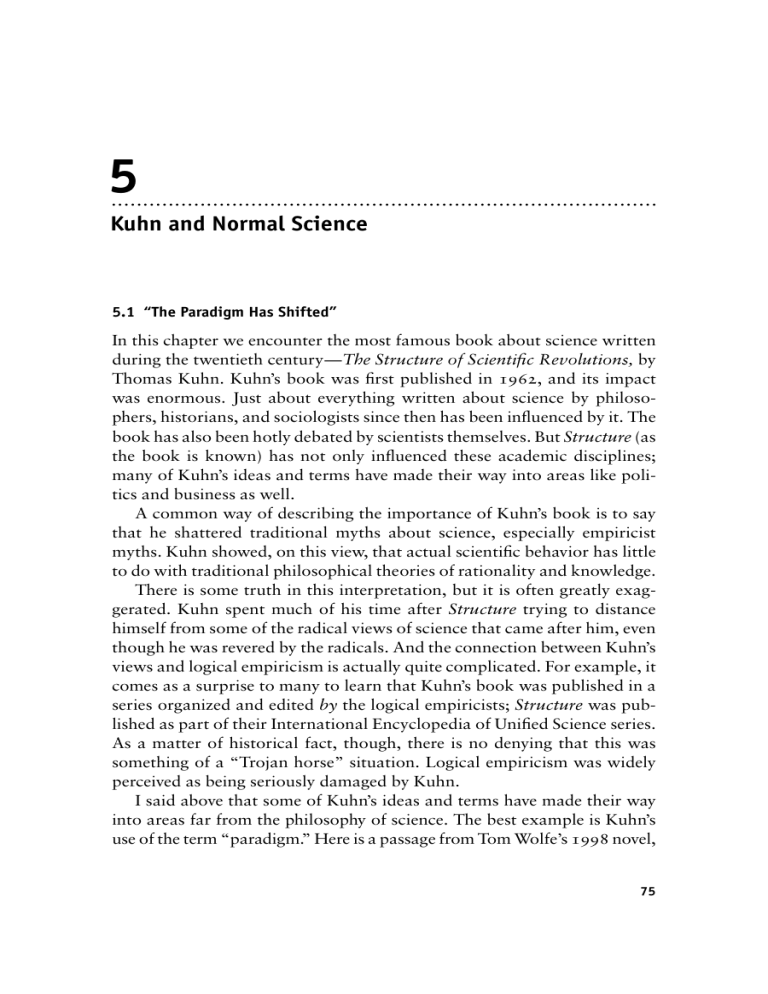 Kuhn and Normal Science: Paradigm Shifts in Philosophy of Science