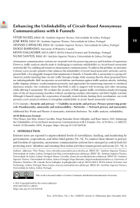 k-Funnels: Enhancing Anonymity in Circuit-Based Communications
