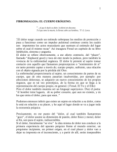 Fibromialgia: El Cuerpo Er&oacute;geno