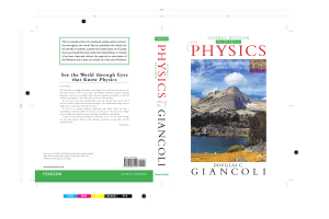 Physics: Principles with Applications Textbook by Giancoli