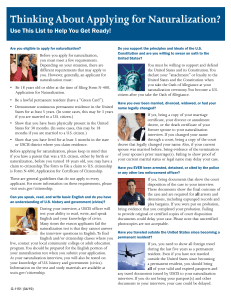 Naturalization Application Checklist: Get Ready for U.S. Citizenship