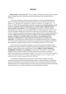 Increased Break Times: Boosting Student Focus, Learning, and Academic Success