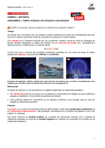 Resumo de F&iacute;sica 11&ordm; Ano - Mec&acirc;nica