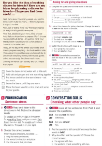 English Language Learning: Directions, Pronunciation & Conversation Skills