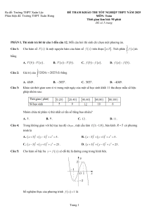 High School Math Graduation Exam 2025 - Practice Test