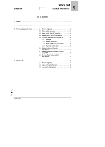 Aviation Chart Legends & Tables: Flight Operations Manual Guide