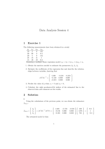 Data Analysis Exercises: Linear Regression