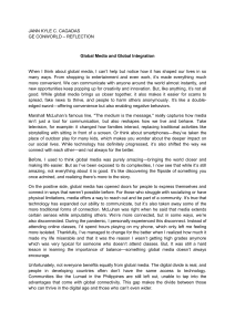 Global Media Reflection: Connectivity and Inequality