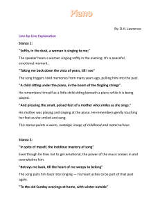 Piano by D.H. Lawrence: Analysis & Themes