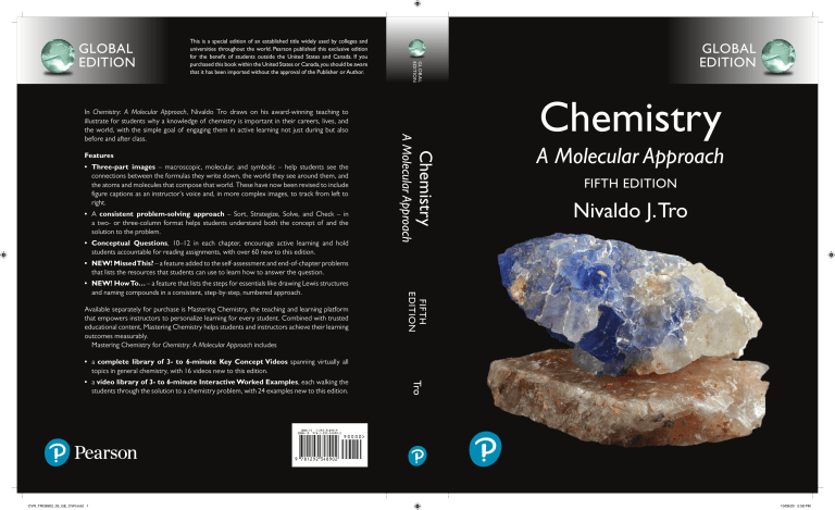 Chemistry: A Molecular Approach, Fifth Edition - Nivaldo J. Tro