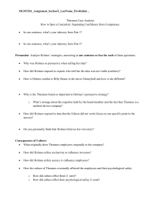 MGMT201 Theranos Case Study: Persuasion & Culture Analysis