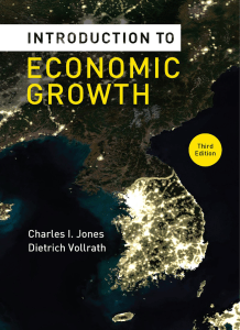 Introduction to Economic Growth 3rd Ed.