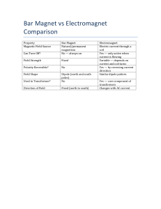 Bar Magnet vs Electromagnet: Key Differences & Comparison