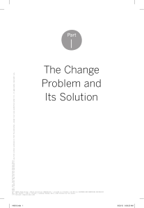 Leading Change: The Problem and Its Solution in Business Management