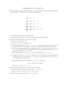 Vector Calculus Problem Set 10: Curl, Divergence & Parametric Surfaces