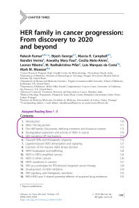 HER Family in Cancer Progression: Discovery to 2020 & Beyond