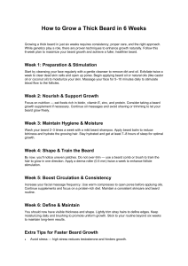 How to Grow a Thick Beard in 6 Weeks: A Complete Guide