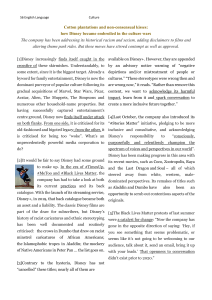 Disney & Culture Wars: Addressing Racism, Sexism in Media