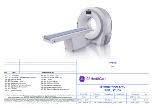GE HealthCare REVOLUTION ACTs CT System Pre-Installation Manual
