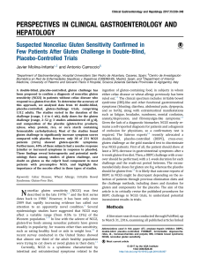Suspected Nonceliac Gluten Sensitivity: Gluten Challenge Trials Review