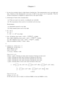 Bursty Data Communication & Satellite RTT Analysis