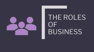 Roles of Business: Needs, Wants, and Classification