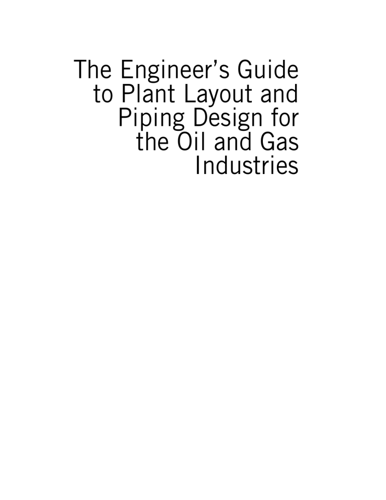 Plant Layout & Piping Design Guide for Oil & Gas Industries