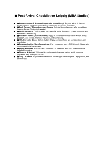 Leipzig MBA Post-Arrival Checklist: Essential Steps for New Students