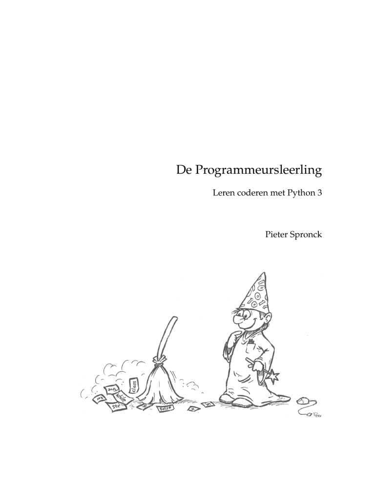 De Programmeursleerling De Programmeursleerling