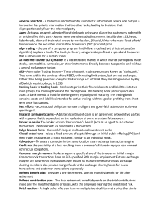 Finance & Trading Definitions: Key Terms Explained