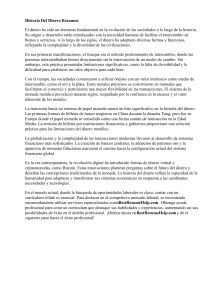 Historia Del Dinero Resumen
