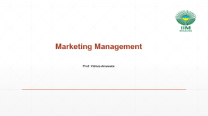 Marketing Management: Consumer Behavior, Customer Relations & Psychology