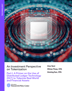 Tokenization: An Investment Perspective on DLT & Assets