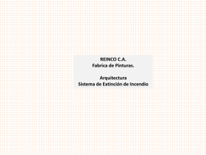 Dise&ntilde;o de Sistema de Extinci&oacute;n de Incendios para F&aacute;brica de Pinturas