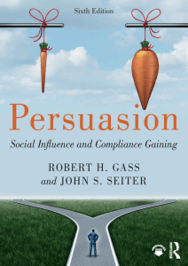 Persuasion: Social Influence & Compliance Gaining Textbook (6th Ed)