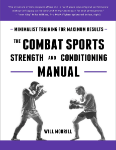 Combat Sports Strength & Conditioning Manual