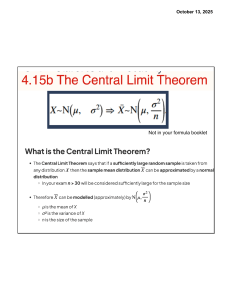 Central Limit Theorem Explained: Statistics Concept & Formula