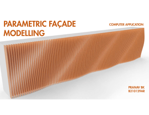 Parametric Facade Modelling: Design Variations & Computer Application