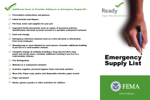 Emergency Supply List: Essential Kit Items for Disaster Preparedness