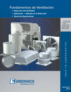 Fundamentos de Ventilaci&oacute;n: Gu&iacute;a de Selecci&oacute;n y Aplicaci&oacute;n de Ventiladores