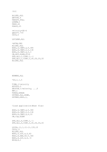 ANSYS APDL Script for Thermal Analysis with Heat Flux & Convection