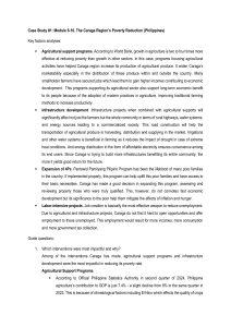 Caraga Region Poverty Reduction: A Case Study