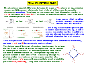 Photon Gas Thermodynamics: Planck Distribution & Applications