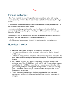 Forex Trading: A Comprehensive Guide to Foreign Exchange Market