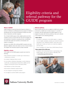 IU Health GUIDE Program: Eligibility & Referral Pathway