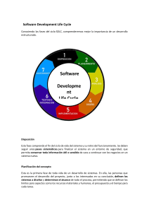 Fases del Ciclo de Vida del Desarrollo de Software