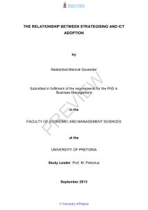 Strategising and ICT Adoption: A Strategy-as-Practice Study
