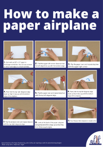 How to Make a Paper Airplane: Step-by-Step Guide