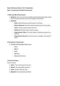 Grade 10 Business Studies: Study Notes