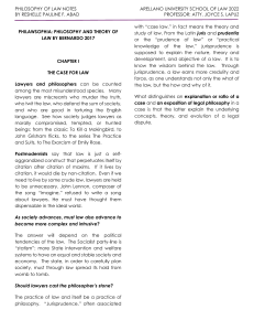 Philosophy of Law Notes: Key Concepts & Theories